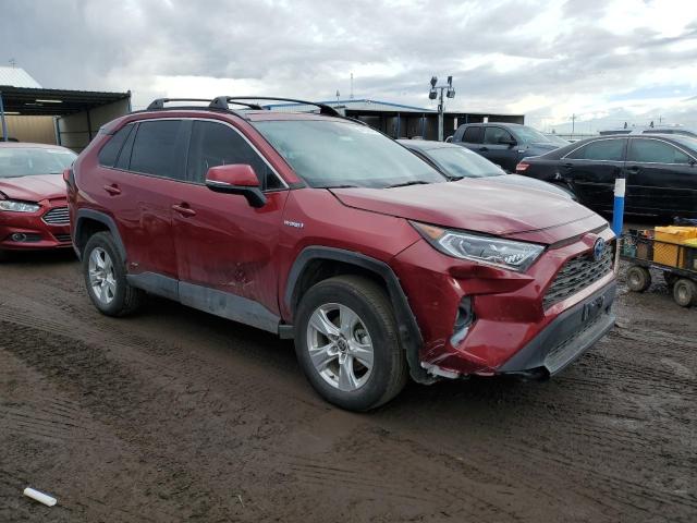 4T3RWRFV0MU021686 - 2021 TOYOTA RAV4 XLE RED photo 4