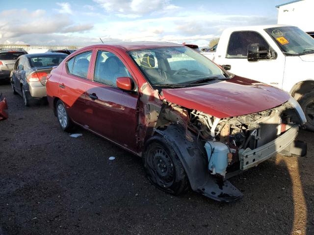 3N1CN7AP7KL828736 - 2019 NISSAN VERSA S MAROON photo 4