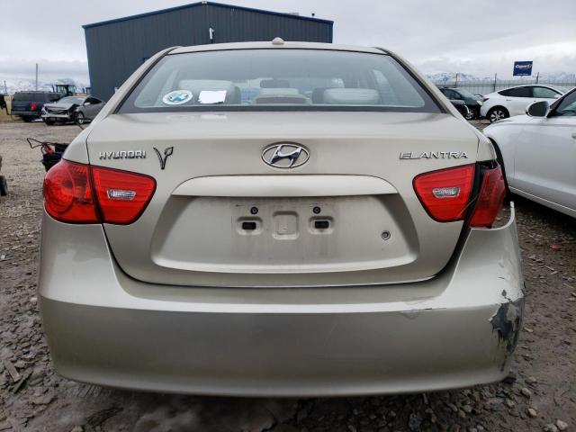 KMHDU46D97U132972 - 2007 HYUNDAI ELANTRA GLS BEIGE photo 6