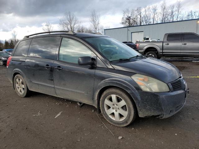 5N1BV28U96N106029 - 2006 NISSAN QUEST S BLACK photo 4