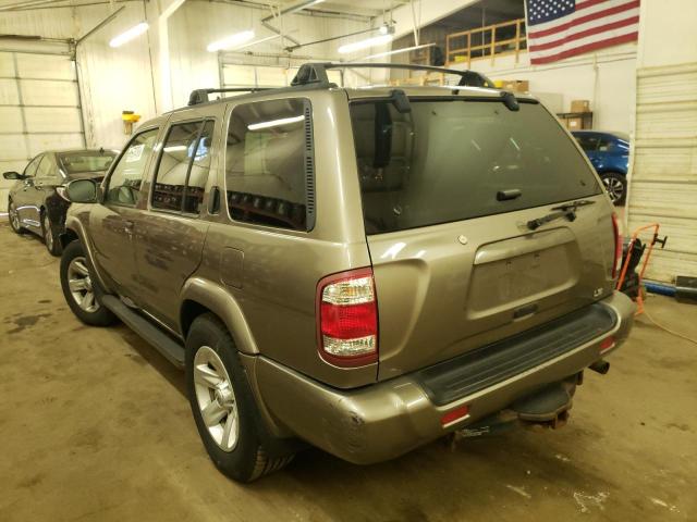 JN8DR09X52W655704 - 2002 NISSAN PATHFINDER LE Qızıl foto 2