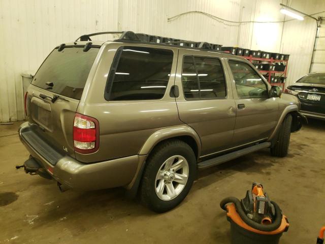 JN8DR09X52W655704 - 2002 NISSAN PATHFINDER LE Qızıl foto 3