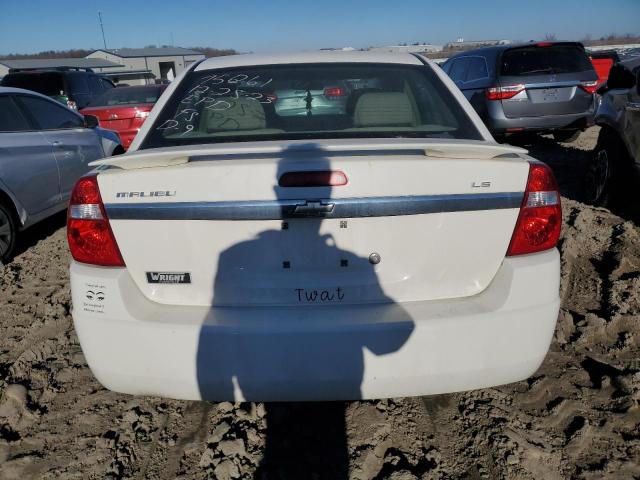 1G1ZS58F78F142483 - 2008 CHEVROLET MALIBU LS WHITE photo 6