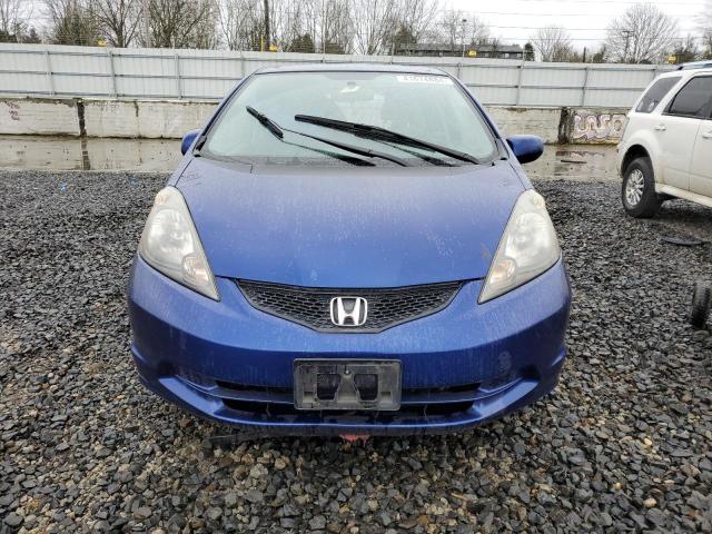 JHMGE8H39DC047043 - 2013 HONDA FIT BLUE photo 5