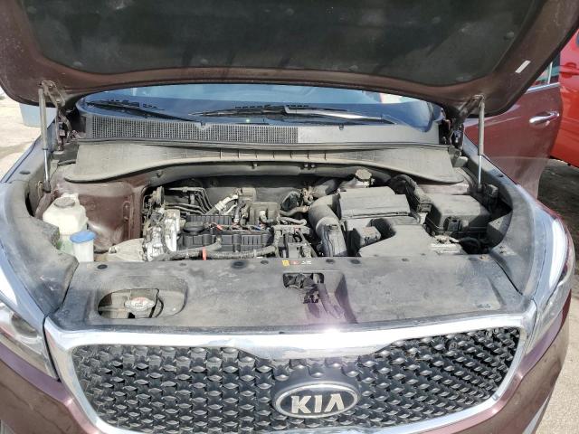 5XYPG4A31GG128116 - 2016 KIA SORENTO LX BURGUNDY photo 11