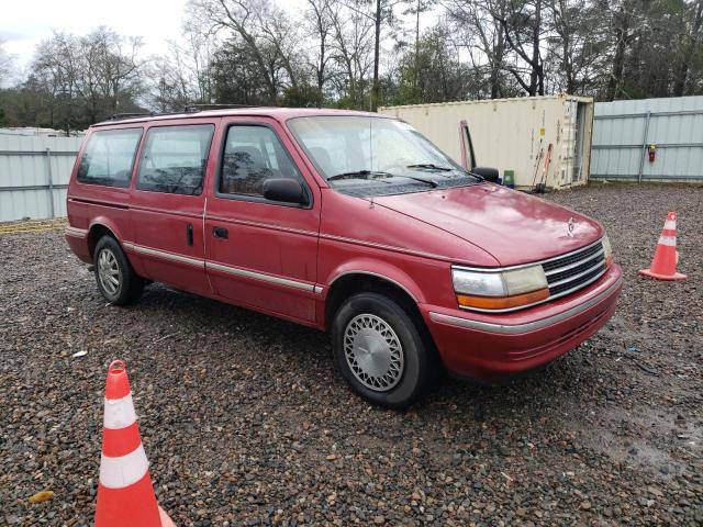 1P4GH4439PX518494 - 1993 PLYMOUTH GRAND VOYA RED photo 4