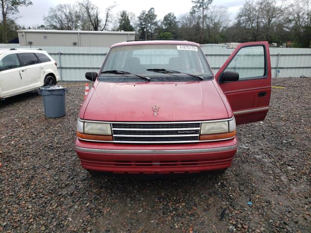 1P4GH4439PX518494 - 1993 PLYMOUTH GRAND VOYA RED photo 5
