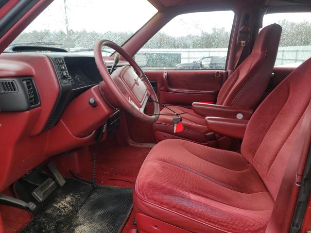 1P4GH4439PX518494 - 1993 PLYMOUTH GRAND VOYA RED photo 7