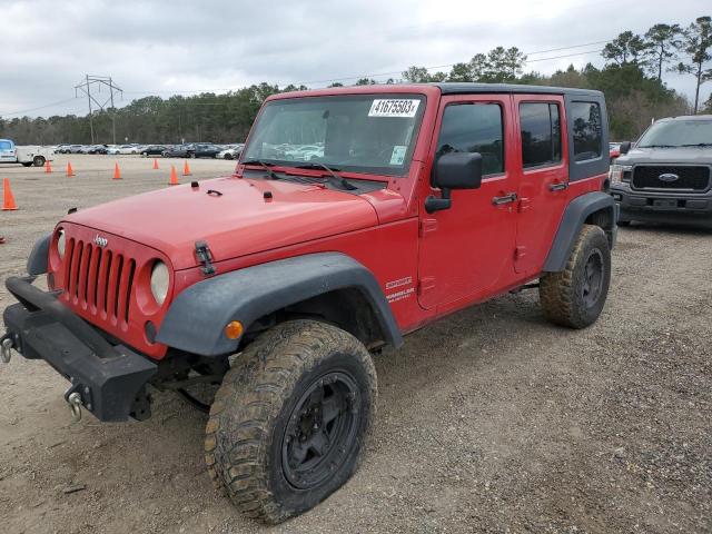 1J4BB3H16AL138847 - 2010 JEEP WRANGLER U RED photo 1