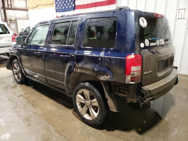 1C4NJRCB2ED728682 - 2014 JEEP PATRIOT LIMITED BLACK photo 2