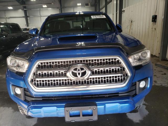 3TMDZ5BN9GM007324 - 2016 TOYOTA TACOMA DOUBLE CAB BLUE photo 5