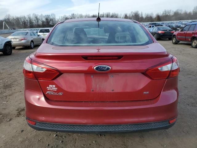 1FAHP3F21CL282778 - 2012 FORD FOCUS SE RED photo 6