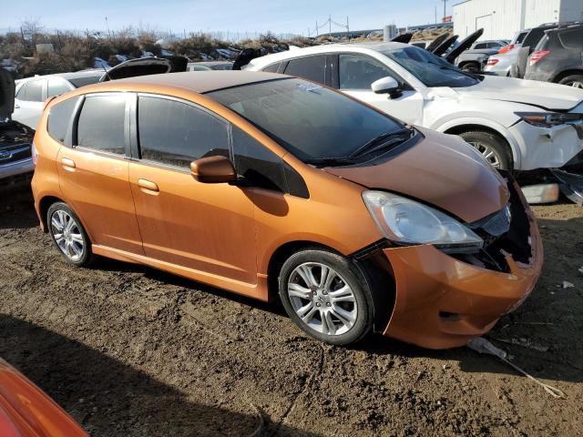 JHMGE8H46AS021560 - 2010 HONDA FIT SPORT ORANGE photo 4