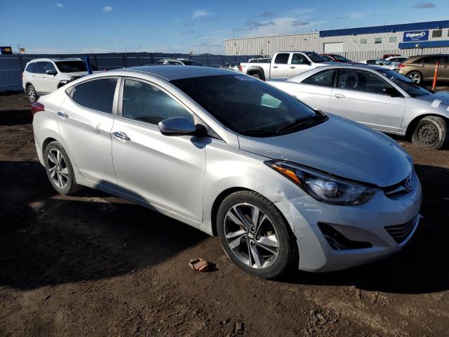 5NPDH4AE1FH559774 - 2015 HYUNDAI ELANTRA SE SILVER photo 4