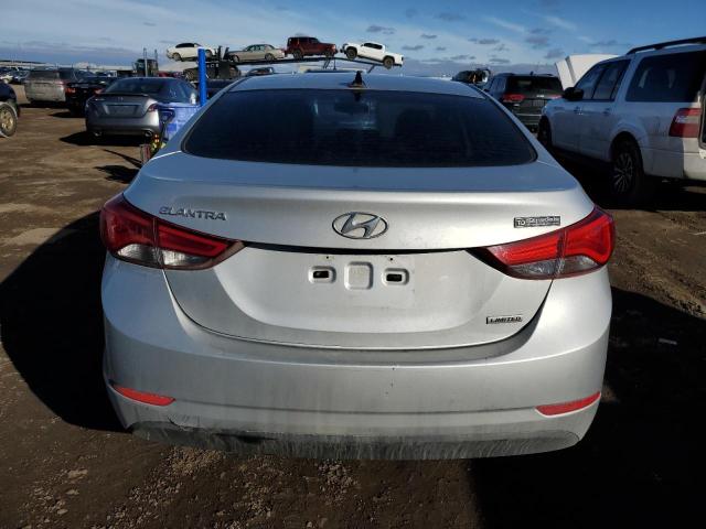 5NPDH4AE1FH559774 - 2015 HYUNDAI ELANTRA SE SILVER photo 6