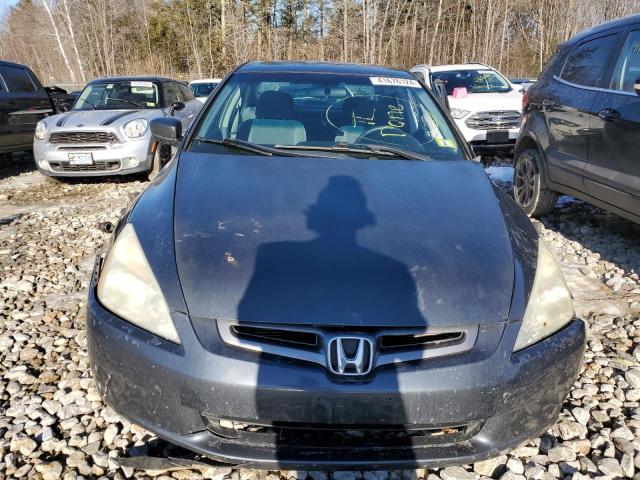 1HGCM56485A193428 - 2005 HONDA ACCORD LX BLUE photo 5