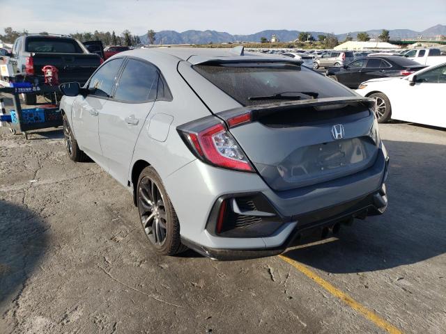 SHHFK7H45MU415406 - 2021 HONDA CIVIC SPORT 银色 照片 2