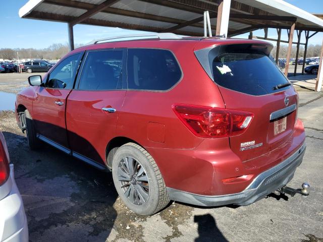 5N1DR2MM0HC684148 - 2017 NISSAN PATHFINDER S RED photo 2