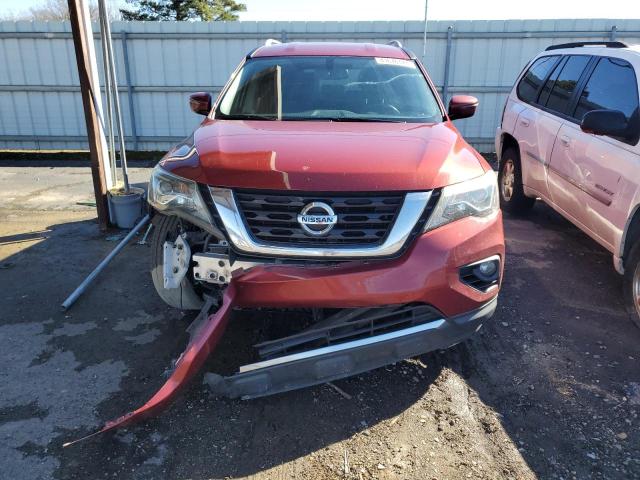 5N1DR2MM0HC684148 - 2017 NISSAN PATHFINDER S RED photo 5