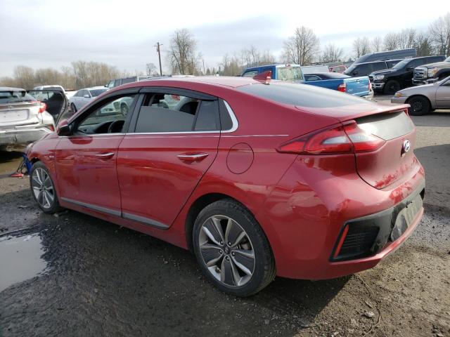 KMHC05LC1KU159147 - 2019 HYUNDAI IONIQ LIMITED RED photo 2