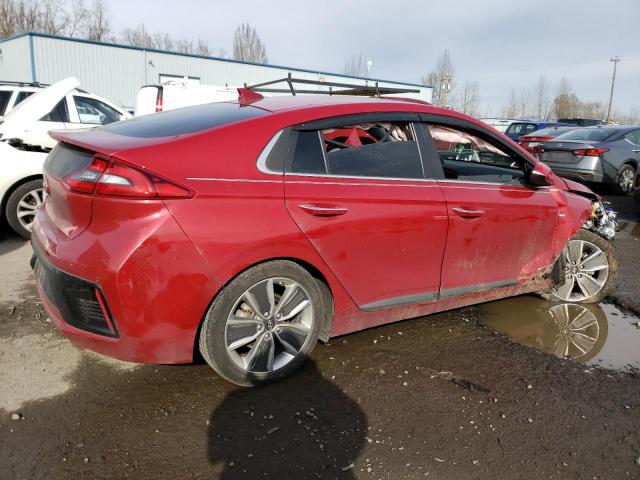 KMHC05LC1KU159147 - 2019 HYUNDAI IONIQ LIMITED RED photo 3