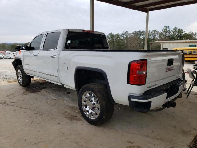 1GT12UE83GF150440 - 2016 GMC SIERRA K2500 DENALI WHITE photo 2