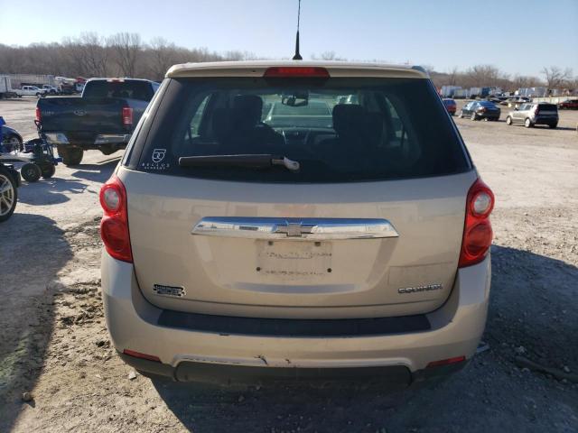 2GNALBEC5B1286355 - 2011 CHEVROLET EQUINOX LS BROWN photo 6