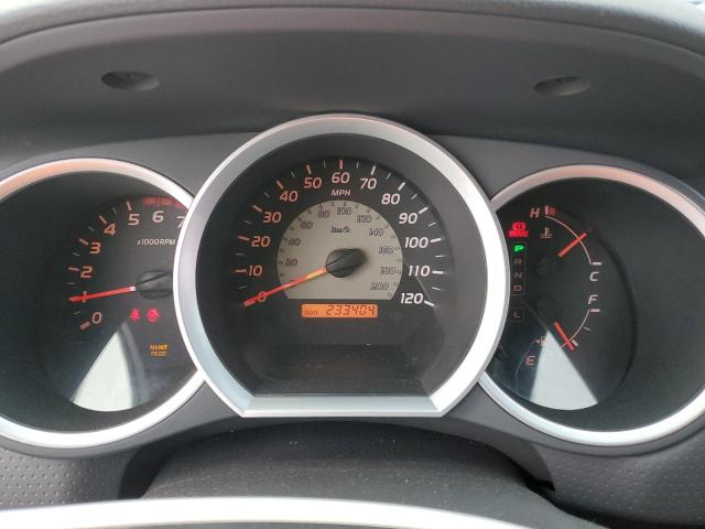 5TEJU62N25Z034307 - 2005 TOYOTA TACOMA DOUBLE CAB PRERUNNER SILVER photo 9