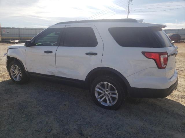 1FM5K8B89HGE25524 - 2017 FORD EXPLORER WHITE photo 2