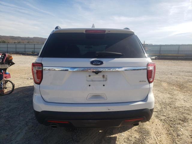 1FM5K8B89HGE25524 - 2017 FORD EXPLORER WHITE photo 6