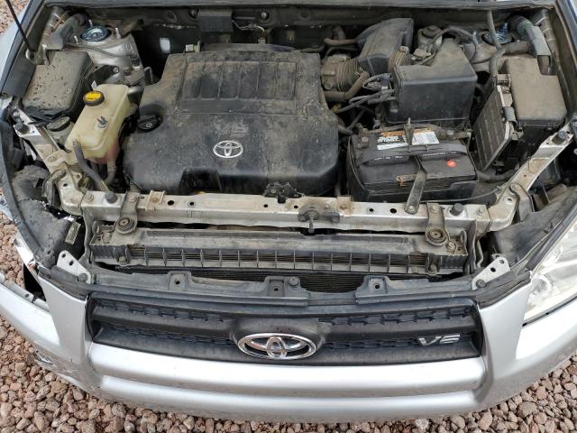 2T3BK4DV8AW026245 - 2010 TOYOTA RAV4 GRAY photo 12