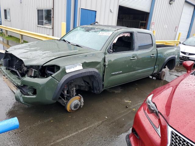 3TYDZ5BN8MT004611 - 2021 TOYOTA TACOMA DOUBLE CAB GREEN photo 1