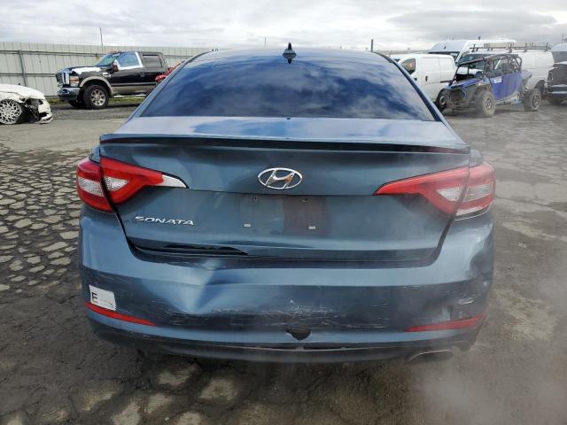 5NPE24AF3GH354411 - 2016 HYUNDAI SONATA SE BLUE photo 6