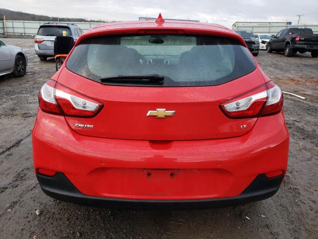 3G1BE6SM9KS594234 - 2019 CHEVROLET CRUZE LT RED photo 6