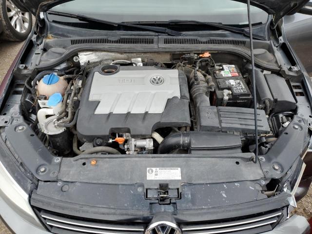 3VWLL7AJXCM384422 - 2012 VOLKSWAGEN JETTA TDI CHARCOAL photo 11