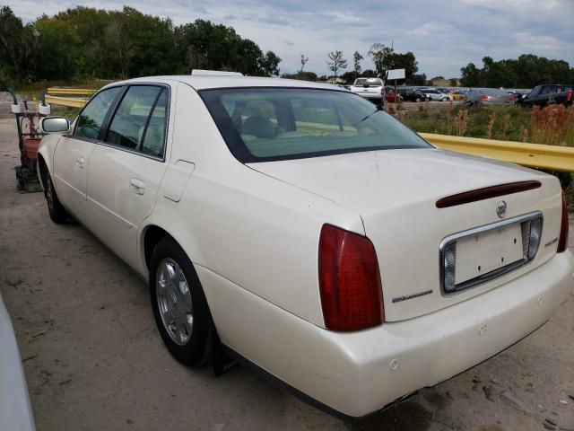 1G6KD54Y82U271543 - 2002 CADILLAC DEVILLE WHITE photo 3