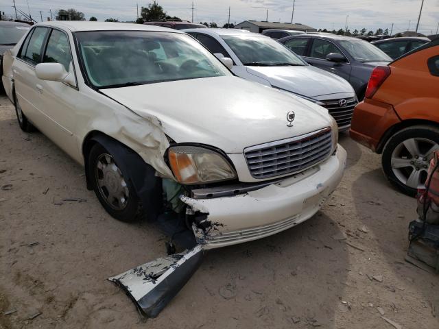 1G6KD54Y82U271543 - 2002 CADILLAC DEVILLE WHITE photo 9