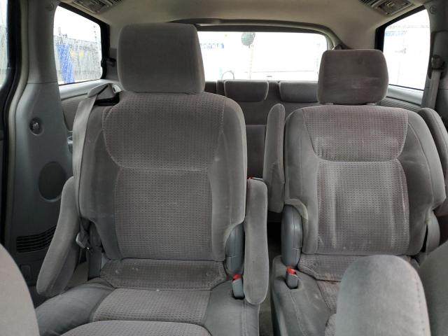 5TDZA23C66S490701 - 2006 TOYOTA SIENNA CE SILVER photo 10