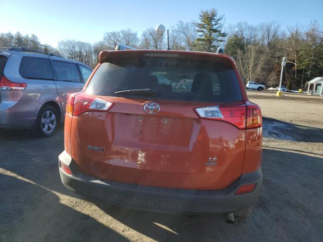 2T3BFREV1FW369065 - 2015 TOYOTA RAV4 LE ORANGE photo 6