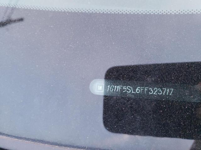 1G11F5SL6FF323717 - 2015 CHEVROLET MALIBU LTZ ვერცხლისფერი ფოტო 13