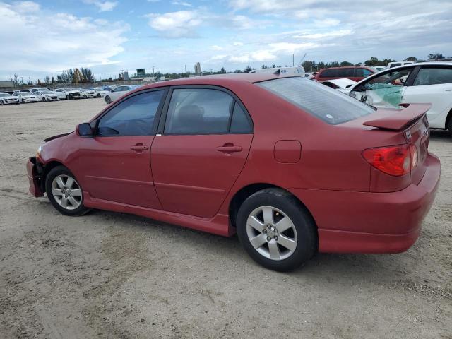 1NXBR32E85Z445414 - 2005 TOYOTA COROLLA CE RED photo 2