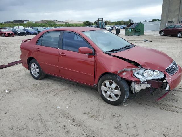 1NXBR32E85Z445414 - 2005 TOYOTA COROLLA CE RED photo 4