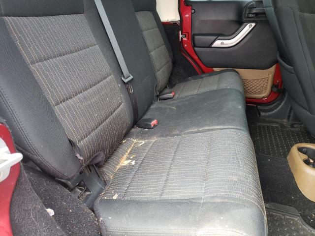 1J4HA5H14BL532017 - 2011 JEEP WRANGLER U SAHARA BURGUNDY photo 10