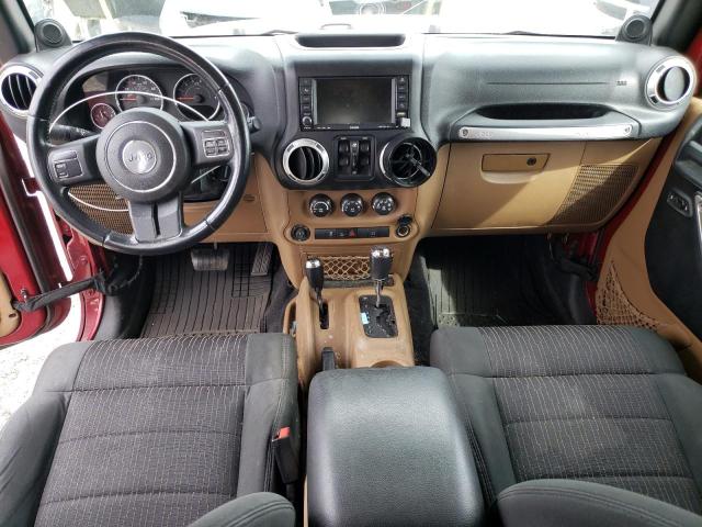 1J4HA5H14BL532017 - 2011 JEEP WRANGLER U SAHARA BURGUNDY photo 8