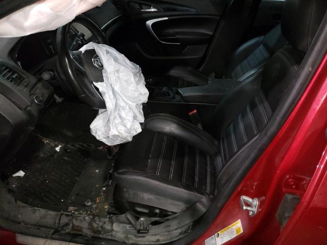 2G4GU5GX6E9316790 - 2014 BUICK REGAL GS ბურგუნდია ფოტო 7