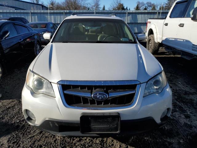 4S4BP62C087333635 - 2008 SUBARU OUTBACK 2.5I LIMITED WHITE photo 5