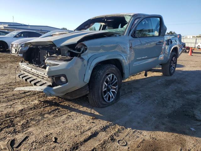 3TYRZ5CN7NT019509 - 2022 TOYOTA TACOMA ACCESS CAB GRAY photo 1