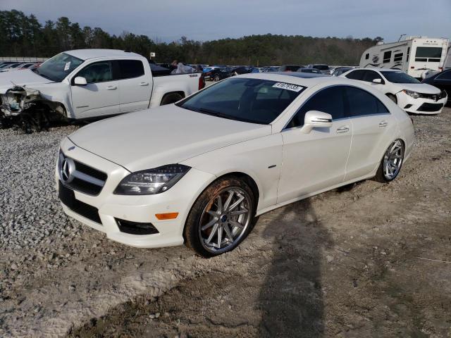 WDDLJ9BB9CA050641 - 2012 MERCEDES-BENZ CLS 550 4MATIC WHITE photo 1