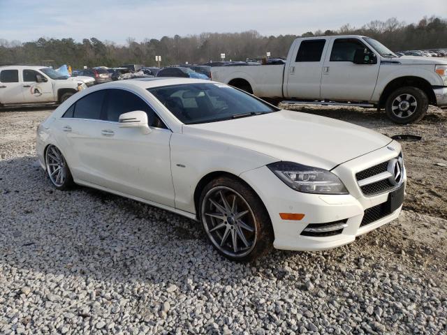 WDDLJ9BB9CA050641 - 2012 MERCEDES-BENZ CLS 550 4MATIC WHITE photo 4