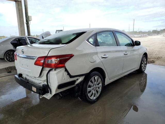 3N1AB7AP8KY263819 - 2019 NISSAN SENTRA S WHITE photo 3